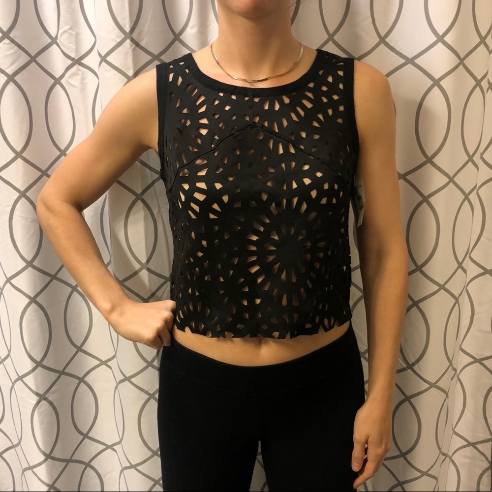 NWT Crop Top with cut out design